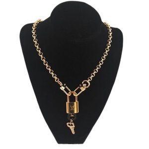 Louis Vuitton Lock with Rolo Chain